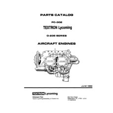 Lycoming O-235 Series Aircraft Engines PC-302 Parts Catalog 1982
