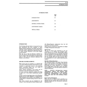 Massey Ferguson MF135 and MF148 Tractors Service Repair Workshop Manual