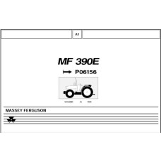 Massey Ferguson 390E PO6156 Tractor Repair Parts Manual