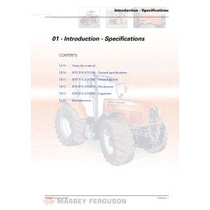 Massey Ferguson 6400 Tractor Service Repair Manual