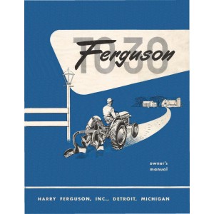 Massey Ferguson TO30 Tractor Owners Operators Manual