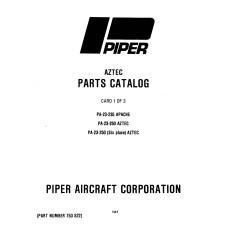 Piper PA-23-235 Apache 753-522 Parts Catalog
