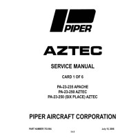 Piper PA-23-235 Apache 753-564 Shop Service Repair Manual