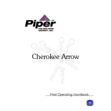Piper PA-28-180R Cherokee Arrow Pilot's Operating Handbook 1979