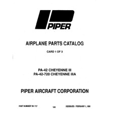 Piper PA-42 Cheyenne III 761-717 Parts Catalog 1991
