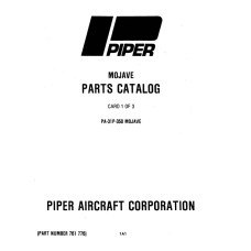 Piper PA-31P-350 Mojave 761-776 Parts Catalog 1983 thru 2006