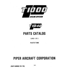 Piper PA-31T3 T1040 761-761 Parts Catalog 1982 thru 1984
