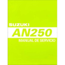 Suzuki AN250 K3 K4 Spanish Manual de Servicio Suzuki AN250 K3 K4 Spanish Manual de Servicio