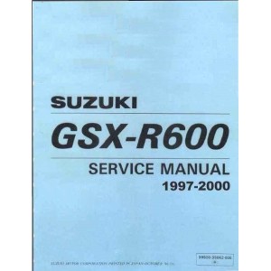 Suzuki GSX-R600 Shop Service Repair Manual 1996 - 2000 Suzuki GSX-R600 Shop Service Repair Manual 1996 - 2000
