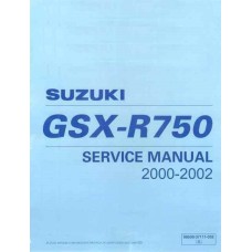 Suzuki GSX-R750 Shop Service Repair Manual 2000 - 2002 Suzuki GSX-R750 Shop Service Repair Manual 2000 - 2002