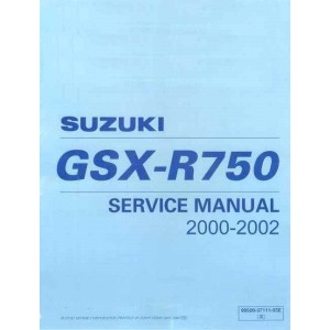 Suzuki GSX-R750 Shop Service Repair Manual 2000 - 2002 Suzuki GSX-R750 Shop Service Repair Manual 2000 - 2002