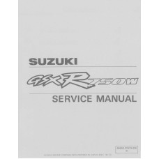 Suzuki GSXR 750W Shop Service Repair Manual 1993 - 1995 Suzuki GSXR 750W Shop Service Repair Manual 1993 - 1995