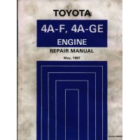 Toyota 4A-F, 4A-GE Engine Service Repair Manual 1987