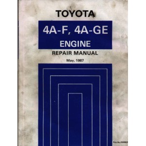 Toyota 4A-F, 4A-GE Engine Service Repair Manual 1987
