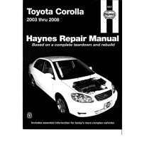 Toyota Corolla Shop Service Repair Workshop Manual 2003 thru 2008