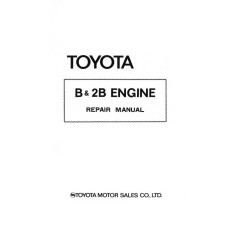 Toyota B and 2B Engine Shop Service Repair Manual