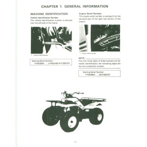 Yamaha ATV YFM200N, DXS,DXT/U Moto-4 200 Shop Service Repair Manual Yamaha ATV YFM200N, DXS,DXT/U Moto-4 200 Shop Service Repair Manual