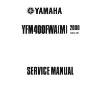 Yamaha ATV YFM400FWA Bigbear and Kodiak 400 Shop Service Repair Manual 2000 Yamaha ATV YFM400FWA Bigbear and Kodiak 400 Shop Service Repair Manual 2000