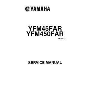 Yamaha ATV YFM45FAR, YFM450FAR Kodiak 450 Shop Service Repair Manual 2002 Yamaha ATV YFM45FAR, YFM450FAR Kodiak 450 Shop Service Repair Manual 2002