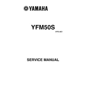 Yamaha ATV YFM50S Shop Service Repair Manual