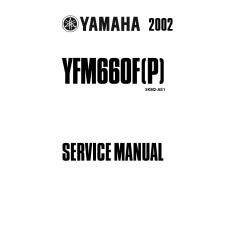 Yamaha ATV YFM660F Raptor Shop Service Repair Manual 2002 Yamaha ATV YFM660F Raptor Shop Service Repair Manual 2002