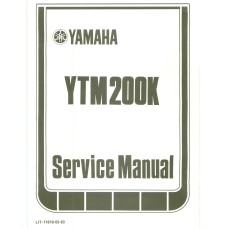 Yamaha ATV YTM200K Tri 200 Shop Service Repair Manual