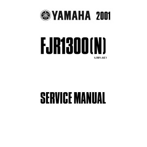 Yamaha FJR1300-N Motorcycle Service Repair Workshop Manual 2001