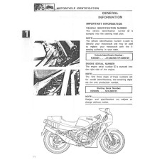 Yamaha RZ500N Motorcycle Service Repair Workshop Manual