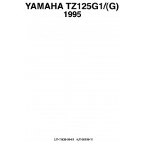 Yamaha TZ125G1-G Motorcycle Service Repair Workshop Manual 1995