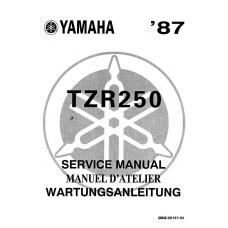 Yamaha TZR250 Motorcycle Service Repair Workshop Manual 1987