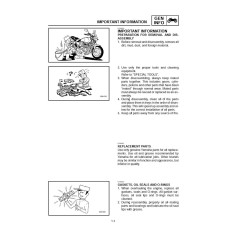 Yamaha XJT1300 Motorcycle Service Repair Workshop Manual 1999 - 2003