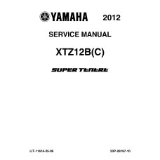 Yamaha XTZ12B-C Super Tenere Motorcycle Service Repair Workshop Manual 2012