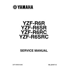 Yamaha YZF-R6R, YZF-R6SR, YZF-R6RC, YZF-R6SRC Motorcycle Service Repair Workshop Manual 2003