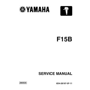 Yamaha F15B Marine Outboard Shop Service Repair Manual