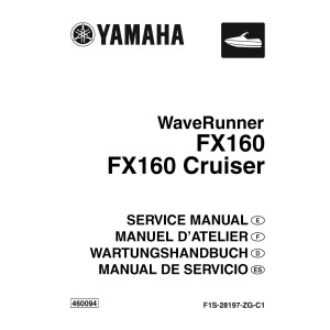 Yamaha Waverunner FX160, FX160 Cruiser Shop Service Repair Manual